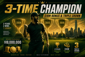 Jon Rahm Premio LIV Golf: Cuánto Dinero Gana tras Conquistar su Tercer Título Consecutivo