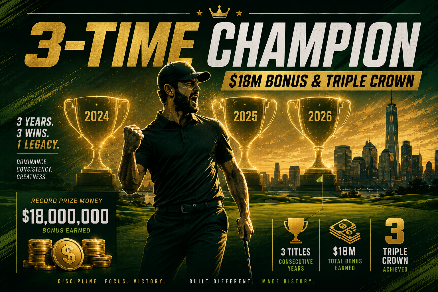 En este momento estás viendo Jon Rahm Premio LIV Golf: Cuánto Dinero Gana tras Conquistar su Tercer Título Consecutivo